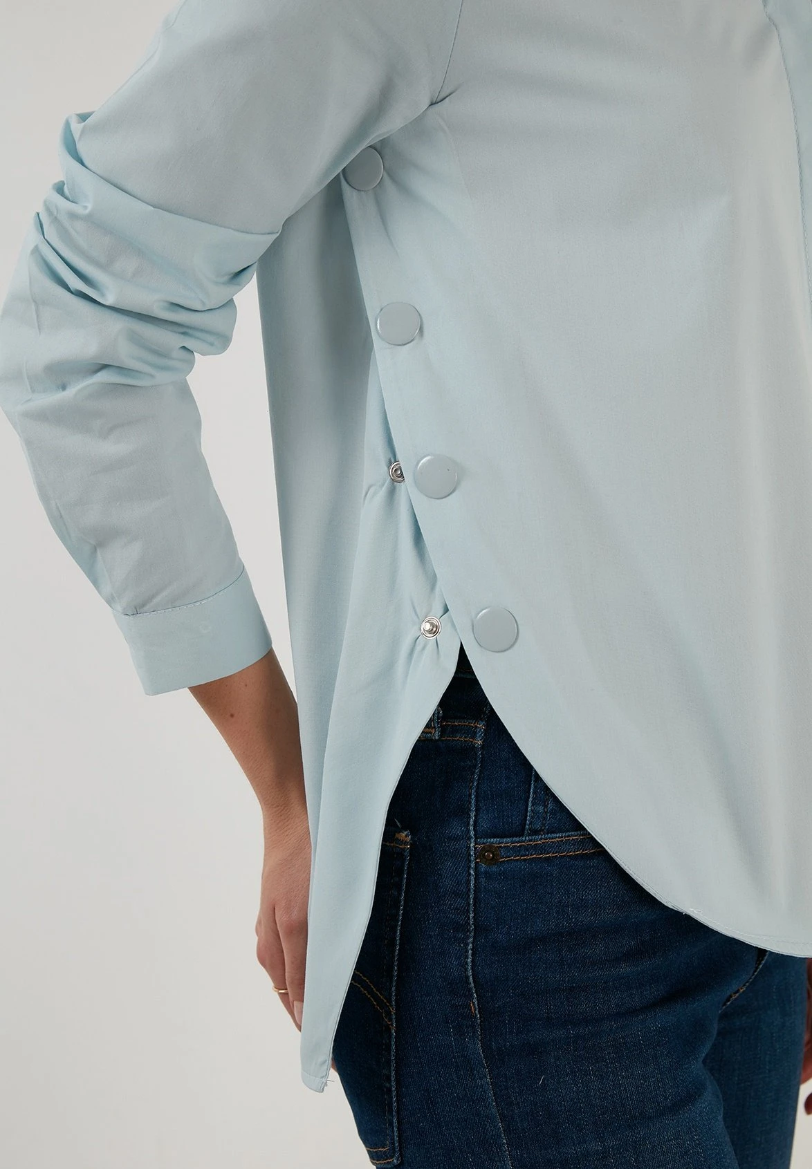 LELA Regular Fit - Overhemdblouse - Baby Blue - Afbeelding 3