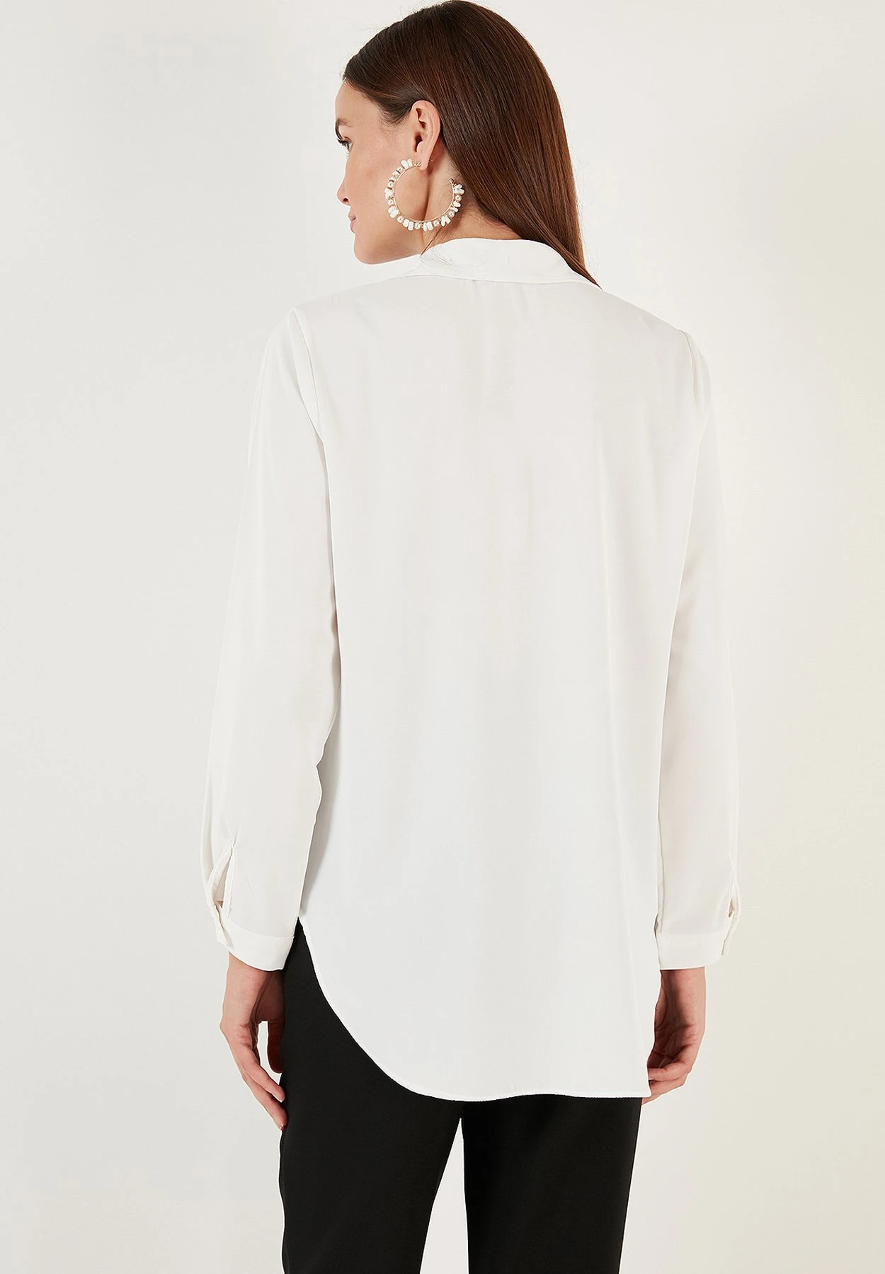 LELA Overhemdblouse - Ecru - Afbeelding 3