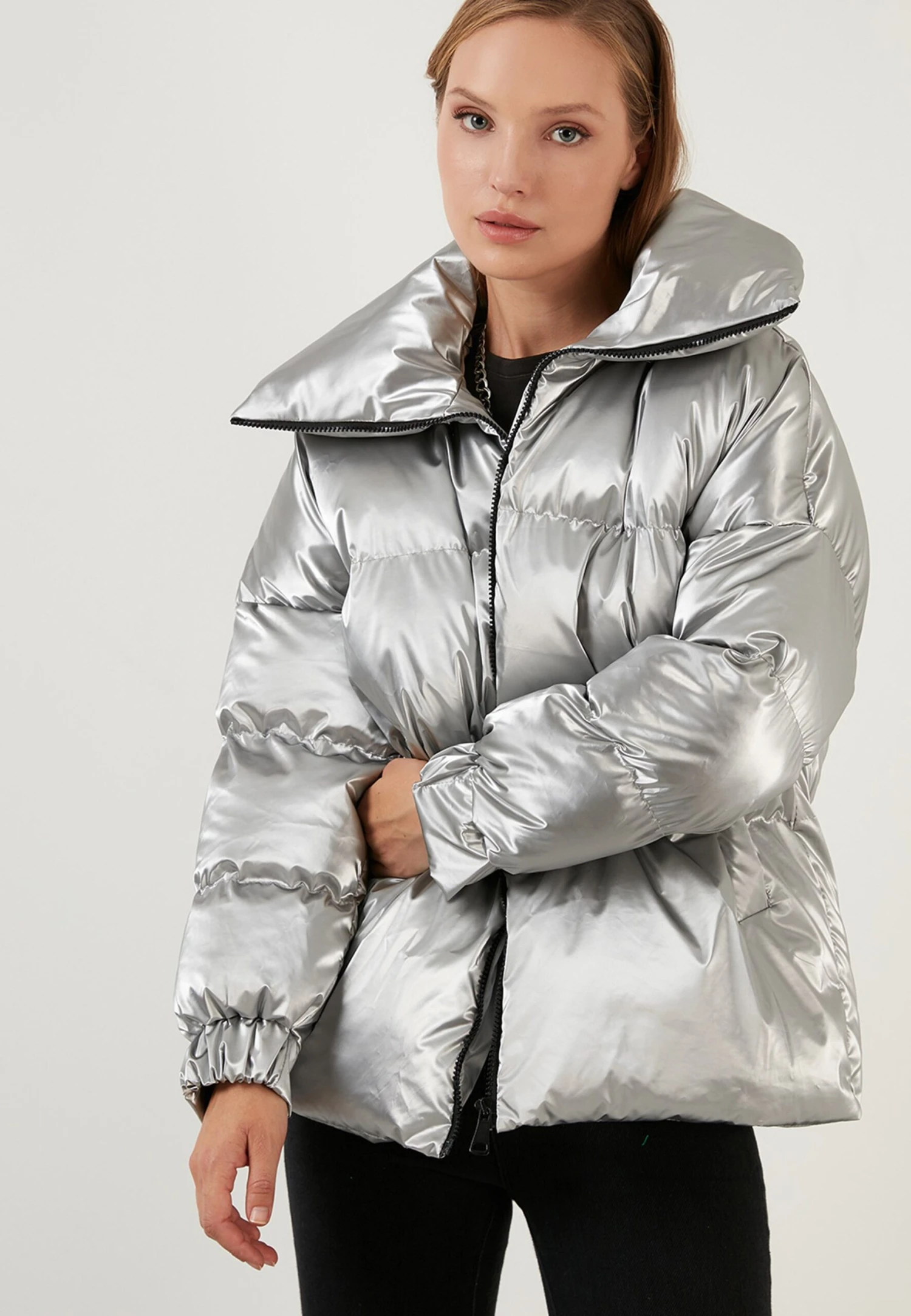 LELA Winterjas - Grey - Afbeelding 5