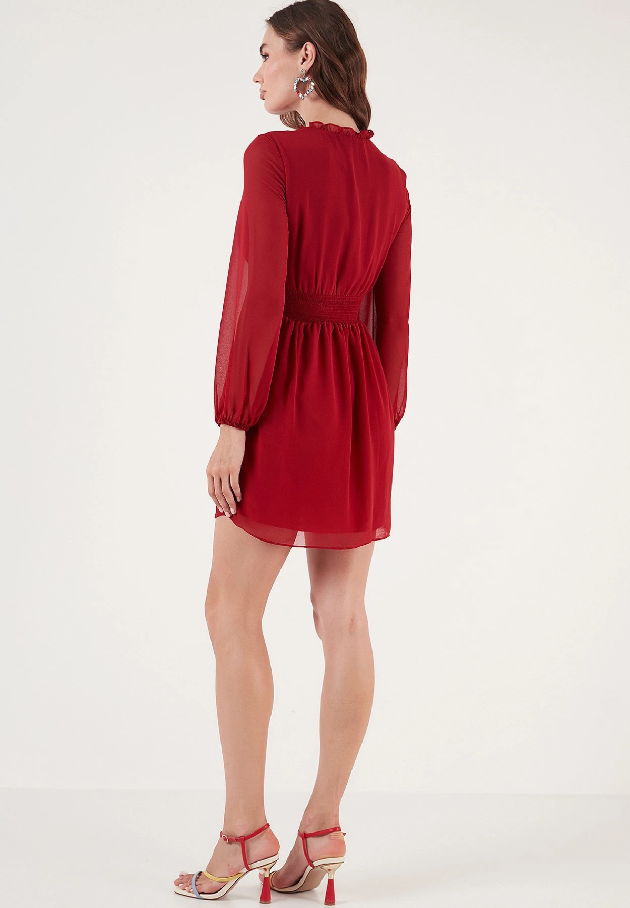 LELA Regular Fit - Jurk - Red - Afbeelding 3
