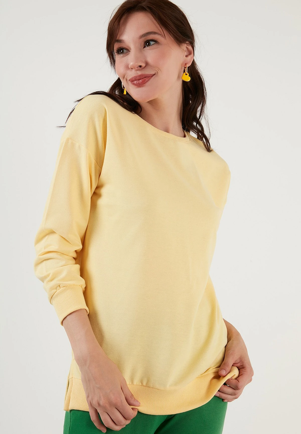 LELA Regular Fit - Sweater - Yellow