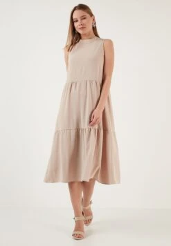 LELA Regular Fit - Jurk - Stone