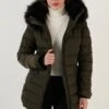 LELA Regular Fit - Winterjas - Khaki