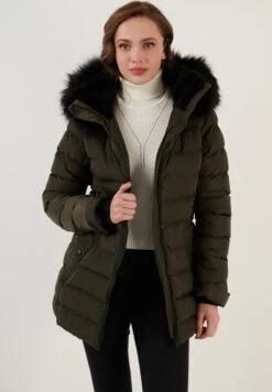 LELA Regular Fit - Winterjas - Khaki