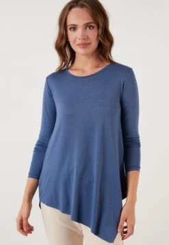 LELA Slim Fit - Longsleeve - Indigo