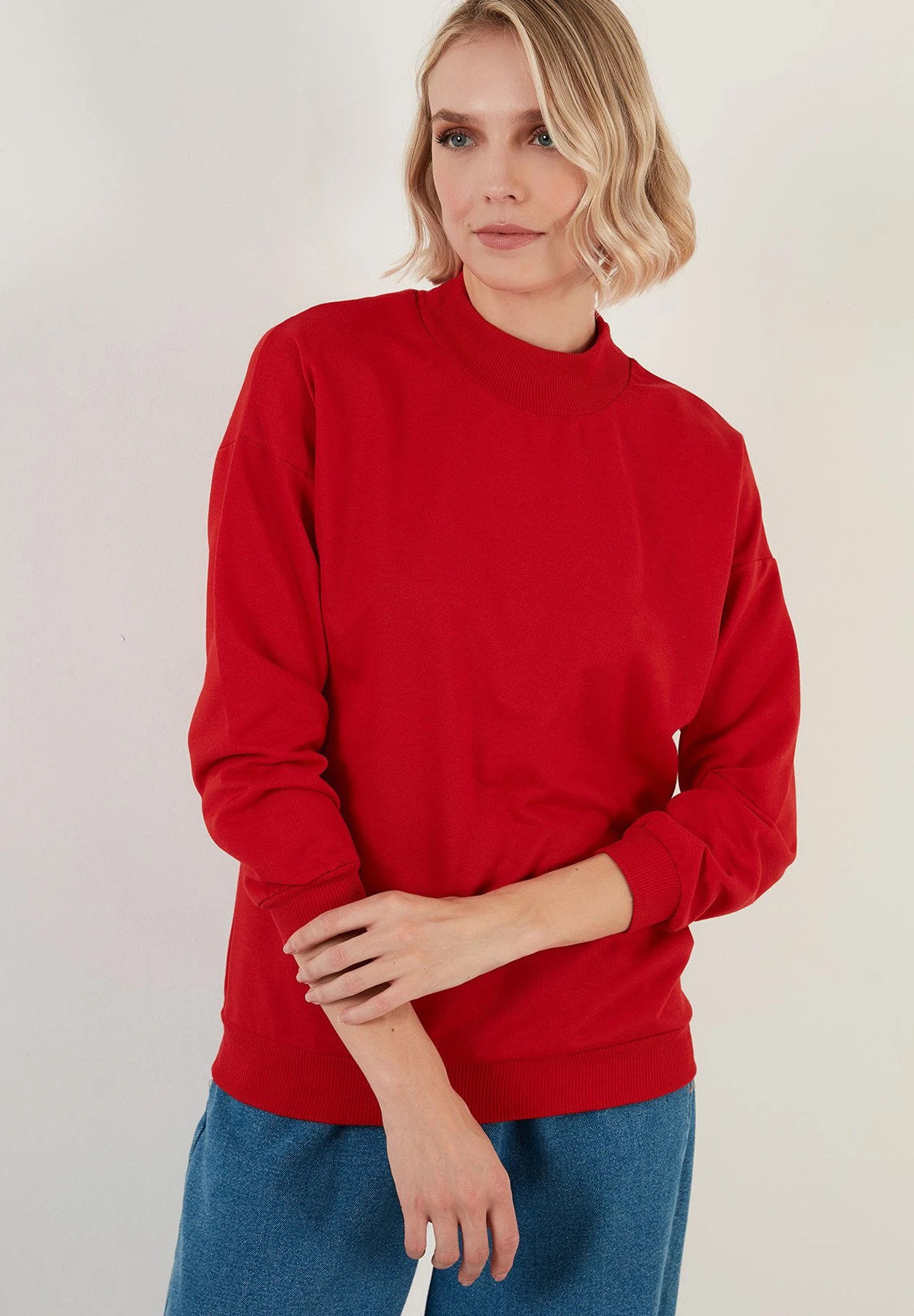LELA Regular Fit - Sweater - Red - Afbeelding 5