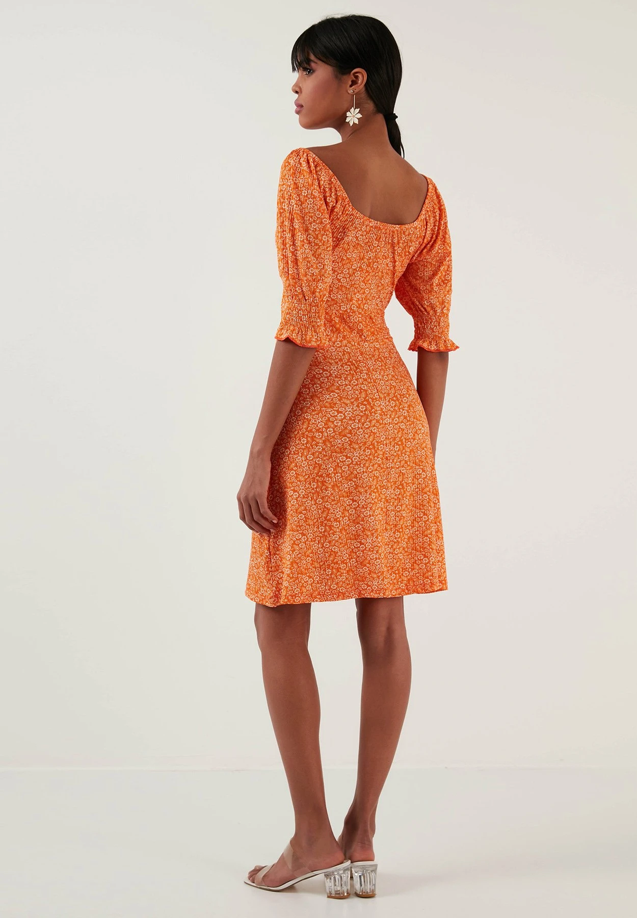 LELA Jurk - Orange - Afbeelding 3