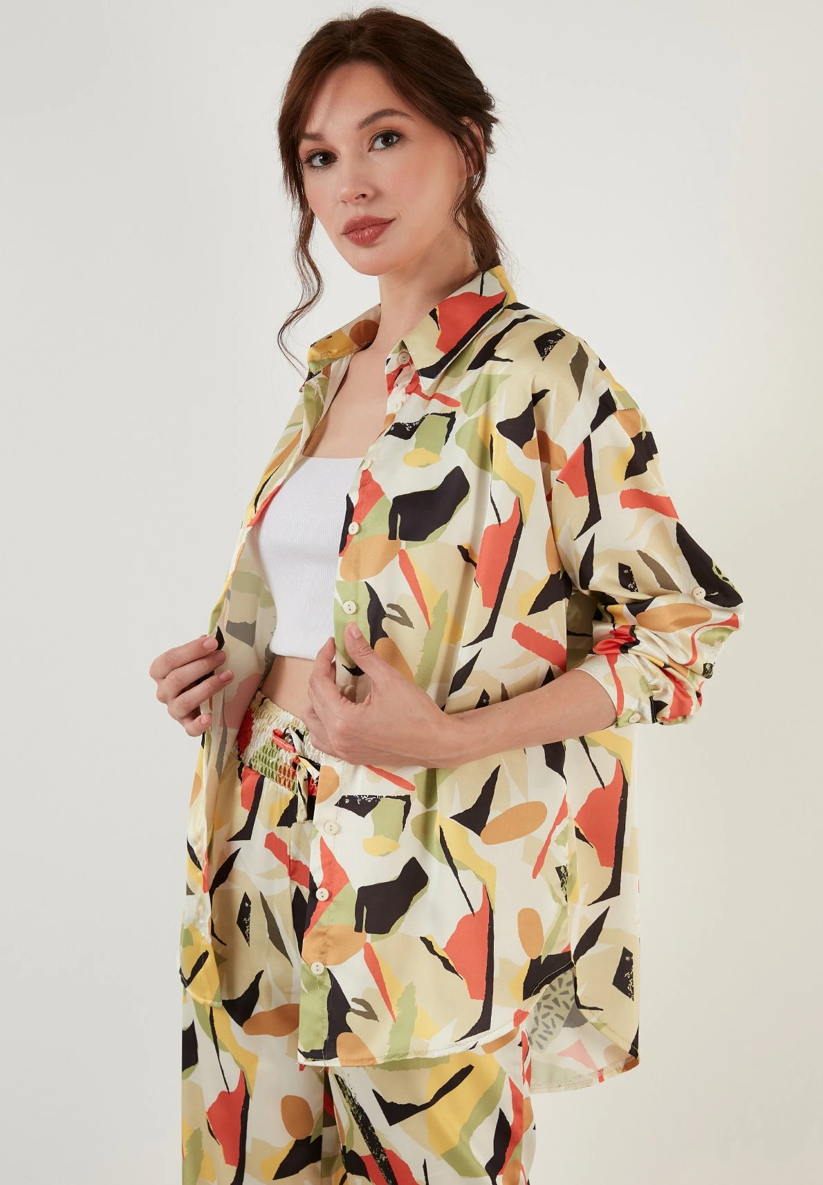 LELA Loose Fit - Broek - Yellow - Afbeelding 4