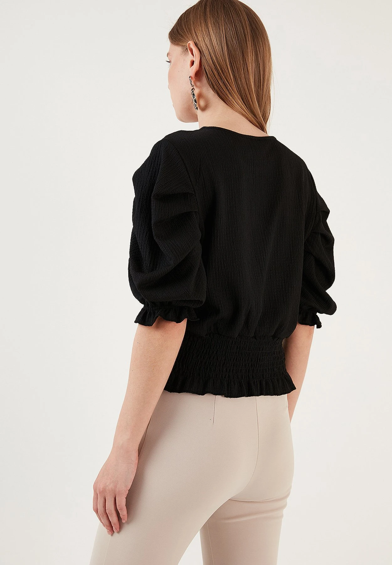 LELA Blouse - Black - Afbeelding 3