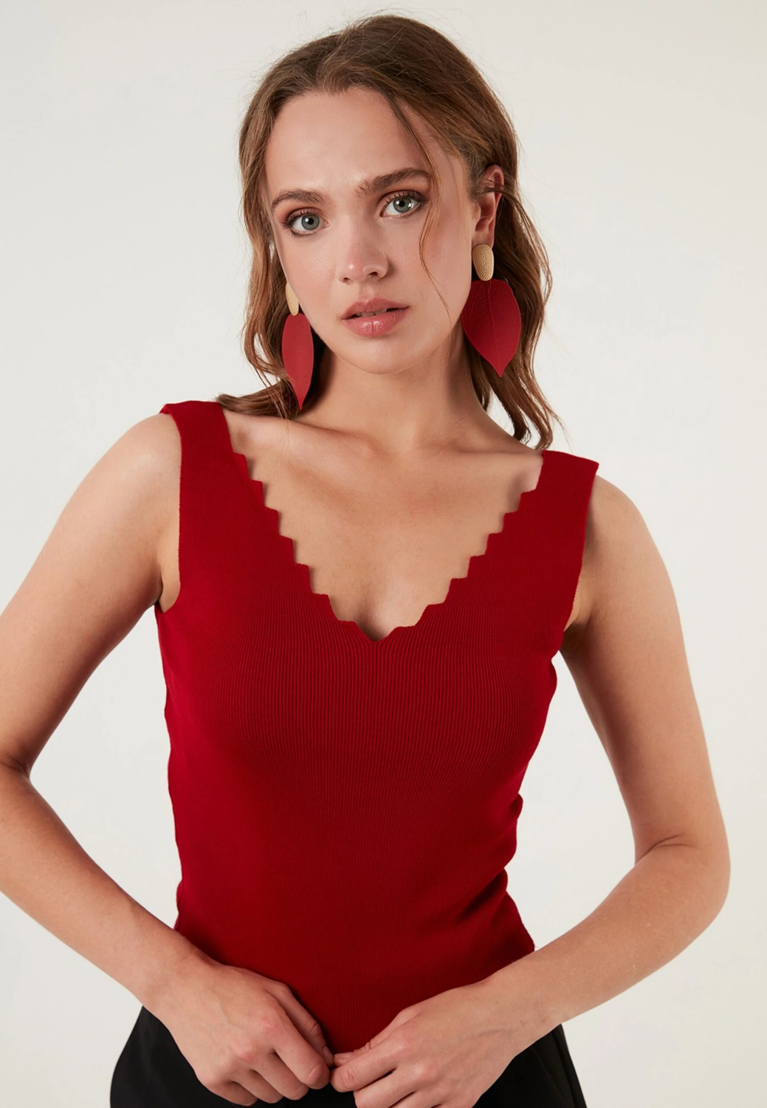 LELA Regular Fit - Top - Red - Afbeelding 3