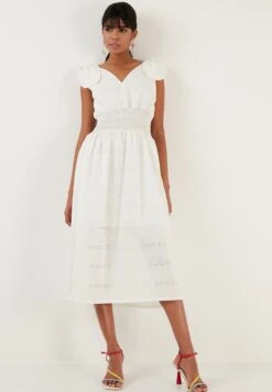 LELA Regular Fit - Jurk - Ecru