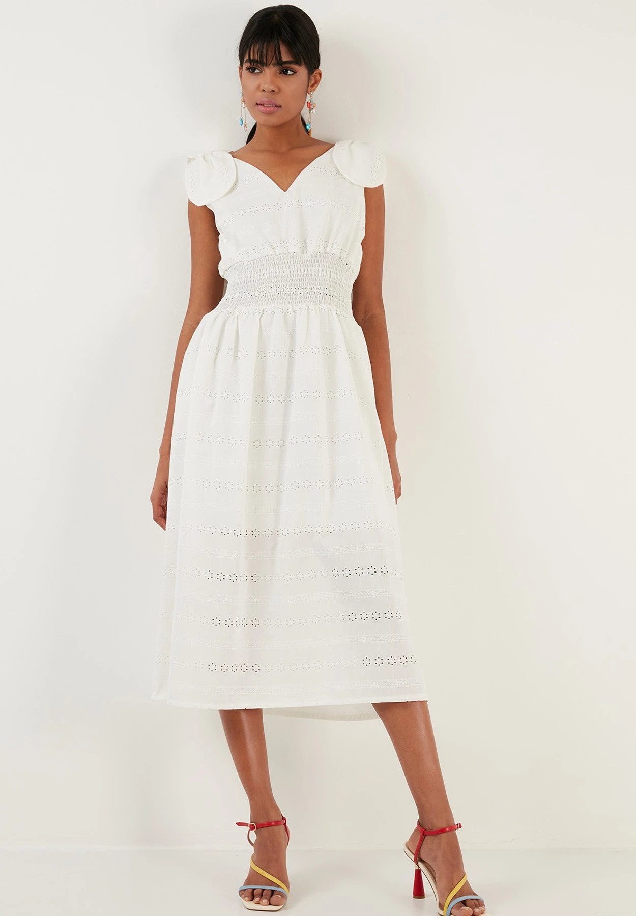 LELA Regular Fit - Jurk - Ecru