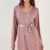 LELA Soft Touch - Nachtjapon - Dusty Rose