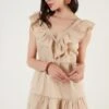 LELA Regular Fit - Jurk - Beige