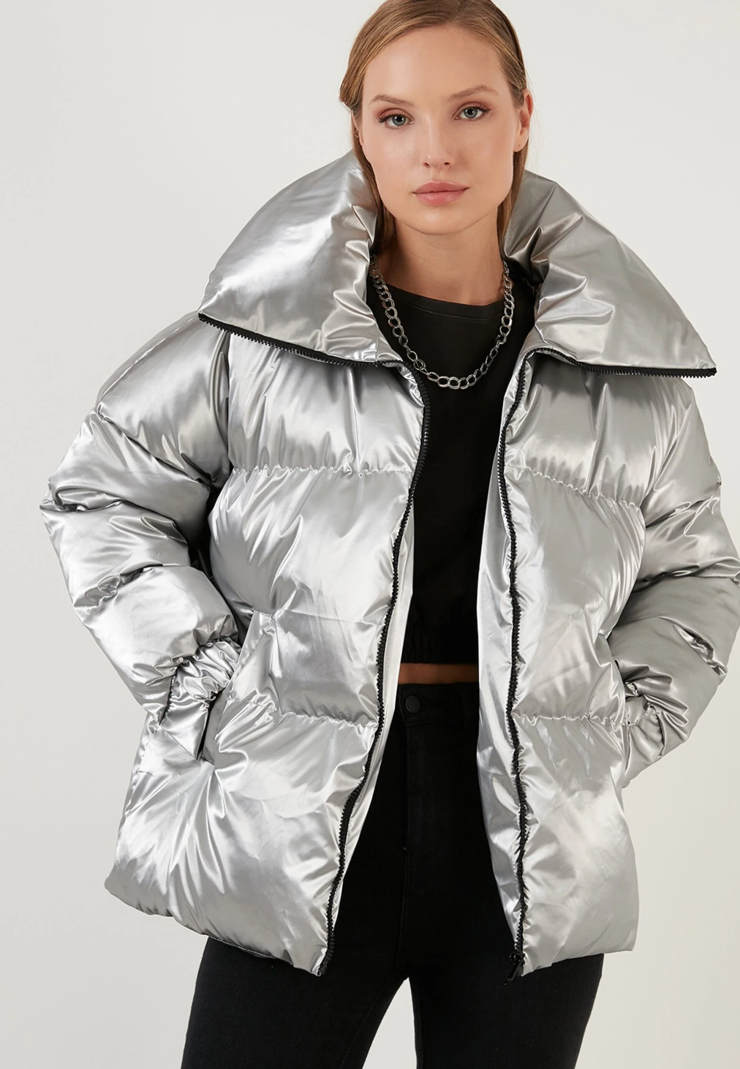 LELA Winterjas - Grey - Afbeelding 4