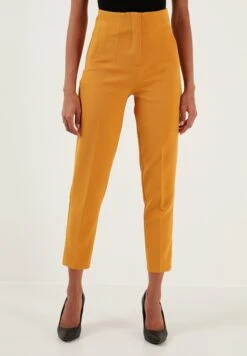 LELA Regular Fit - Broek - Mustard