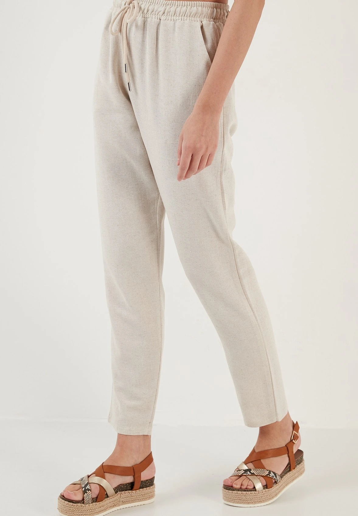 LELA Regular Fit - Broek - Beige - Afbeelding 7