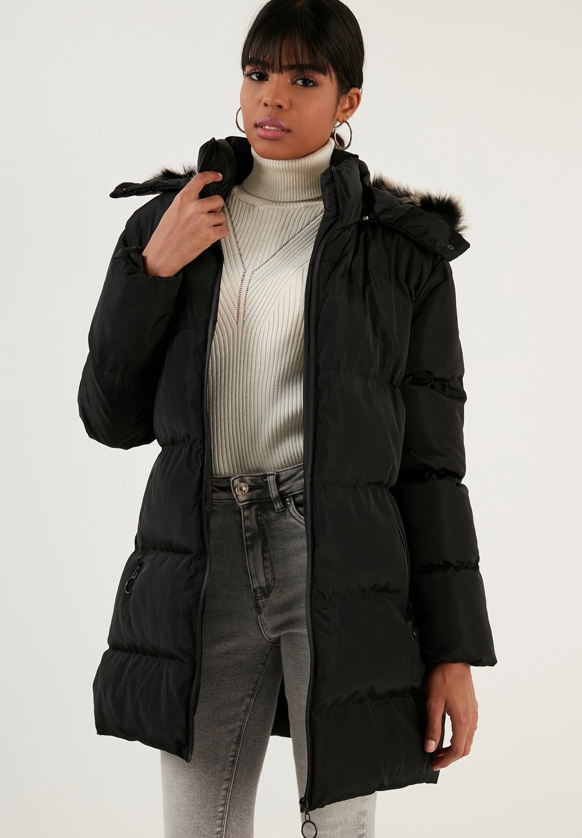 LELA Regular Fit - Winterjas - Black - Afbeelding 2