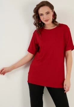 LELA Slim Fit - Blouse - Red