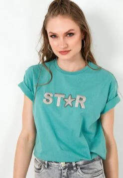 LELA T-Shirt Print - Mint