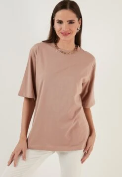 LELA Loose Fit - T-Shirt Basic - Biscuit