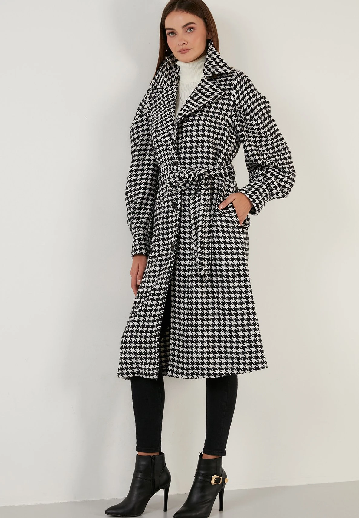 LELA Loose Fit - Trenchcoat - Black - Afbeelding 2