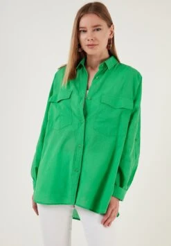 LELA Loose Fit - Overhemdblouse - Green