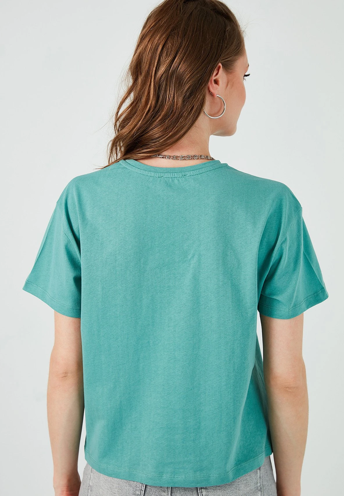 LELA T-Shirt Print - Mint - Afbeelding 2