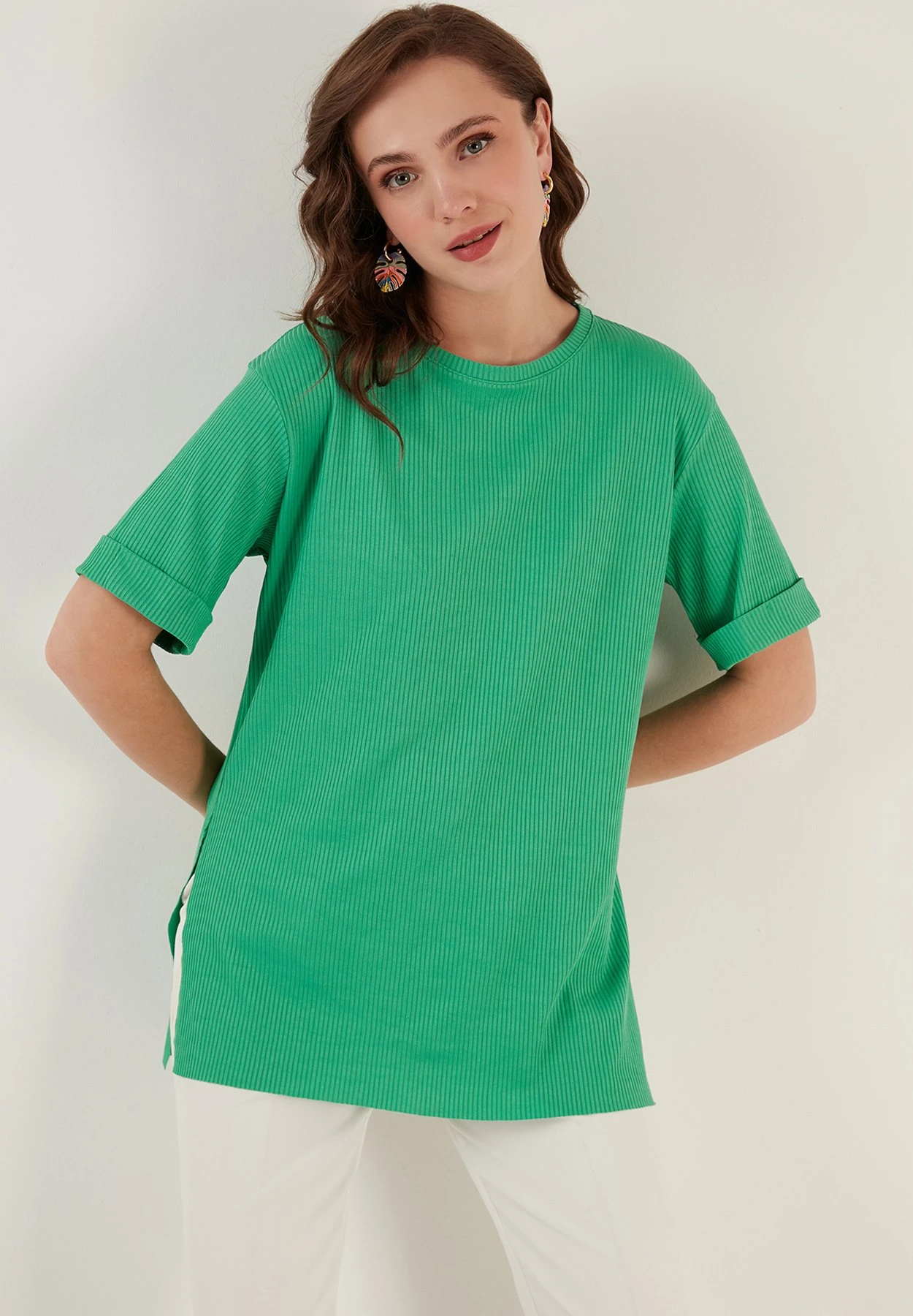 LELA Slim Fit - Blouse - Benetton Color