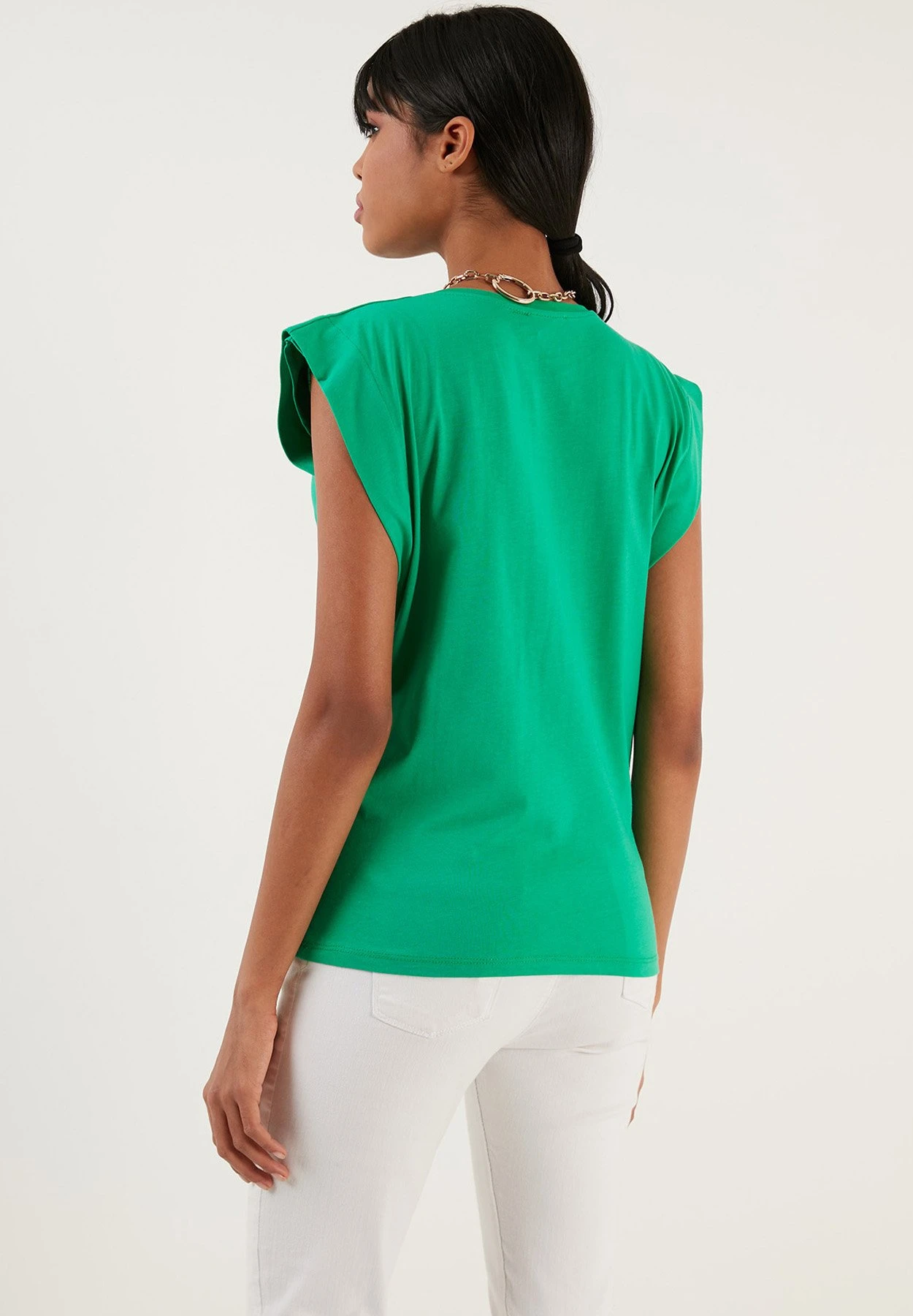 LELA Crew Neck - T-Shirt Basic - Benetton - Afbeelding 2