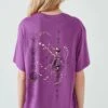 LELA T-Shirt Print - Purple