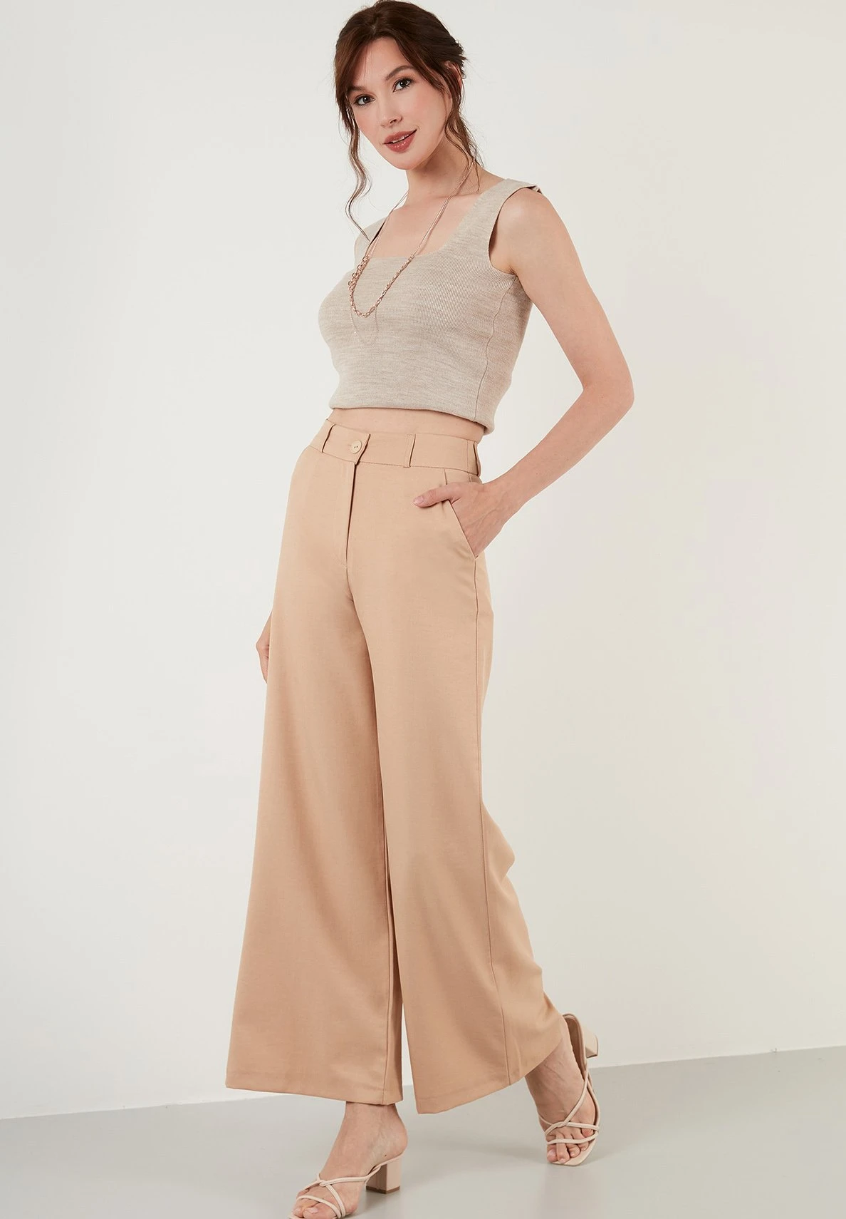 LELA Regular Fit - Broek - Stone - Afbeelding 6