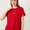 LELA Slim Fit - T-Shirt Print - Red