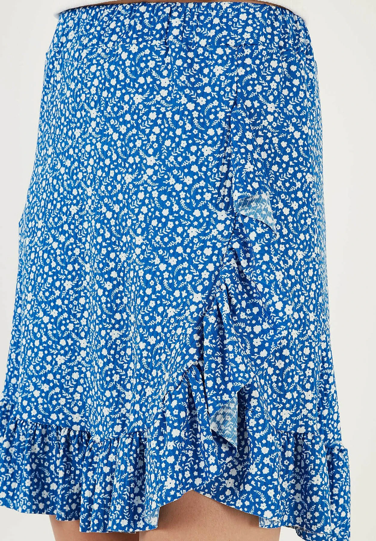 LELA High Waist - Wikkelrok - Blue - Afbeelding 3