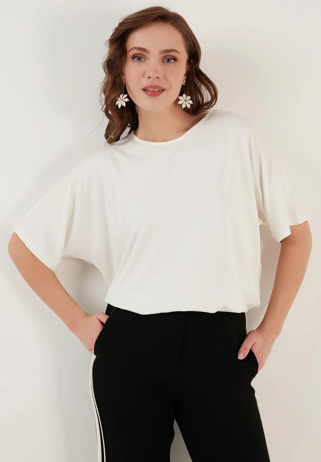 LELA Loose Fit - Blouse - Ecru - Afbeelding 3
