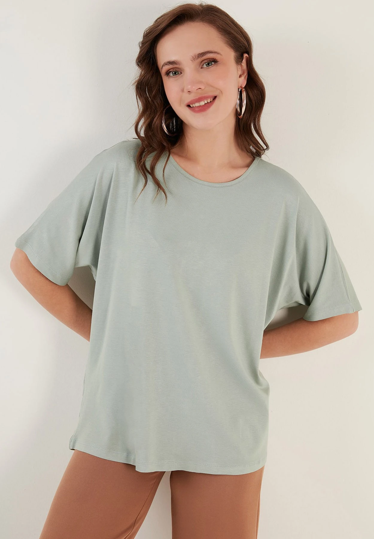 LELA Loose Fit - Blouse - Almond Green - Afbeelding 5