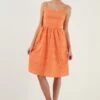 LELA Regular Fit - Jurk - Orange
