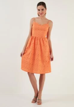 LELA Regular Fit - Jurk - Orange