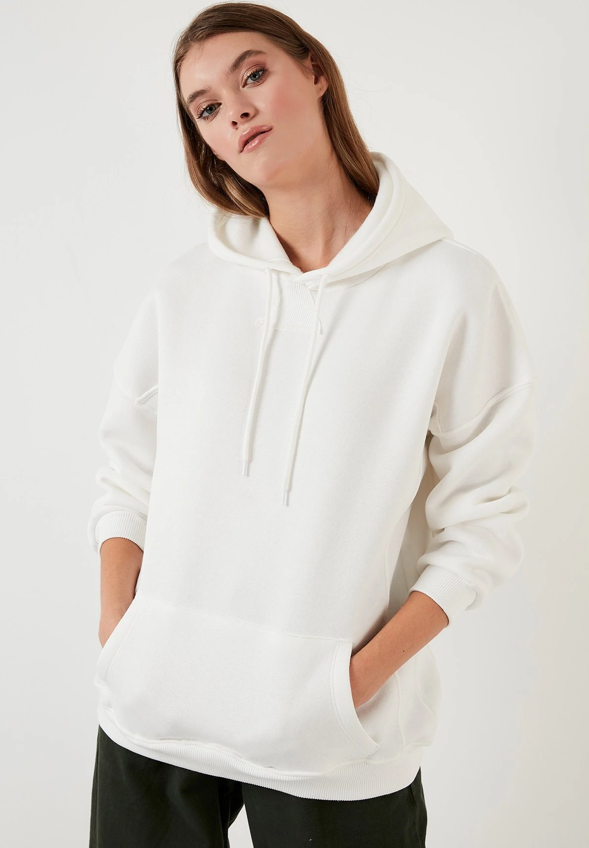 LELA Regular Fit - Hoodie - Ecru - Afbeelding 4