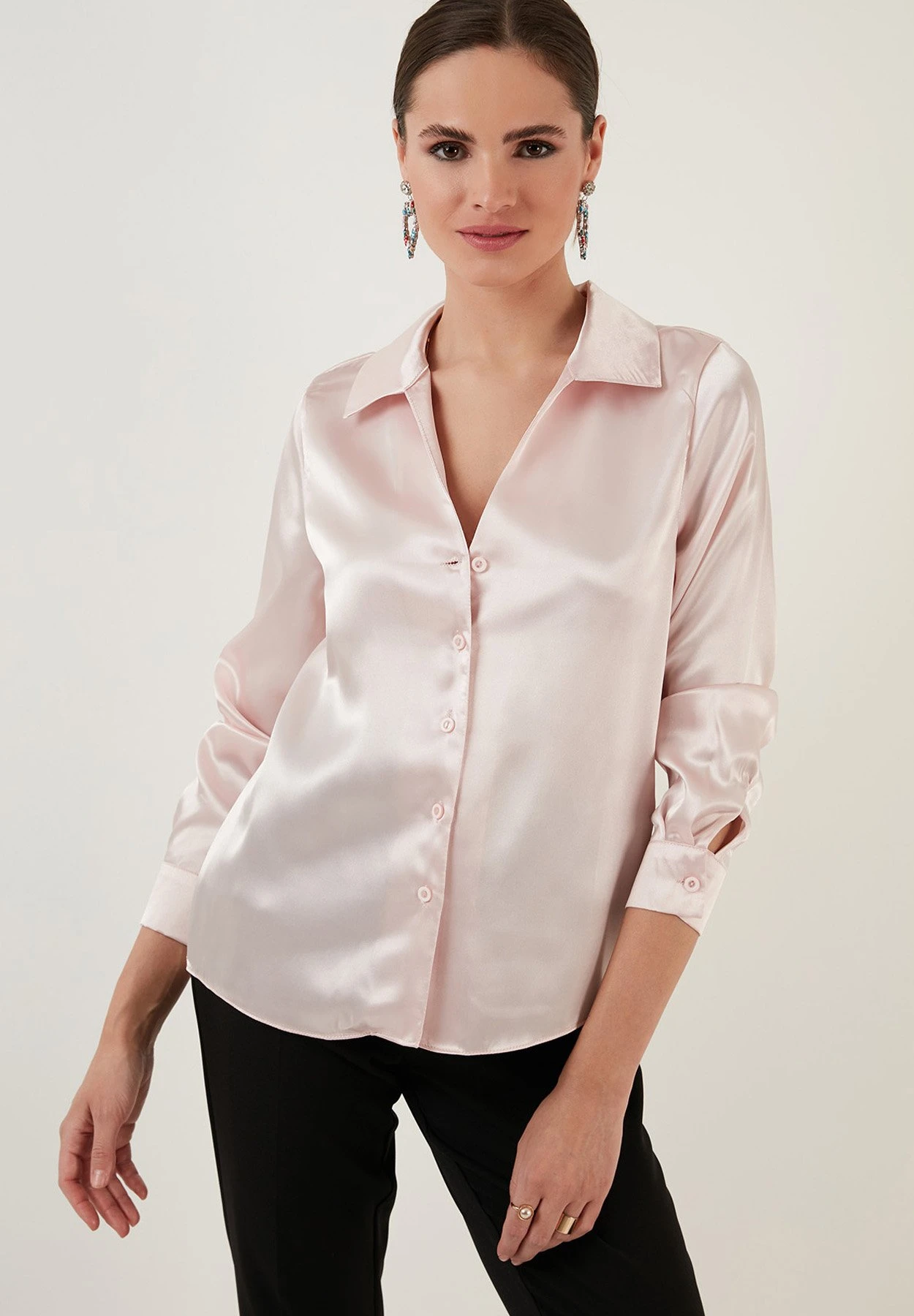 LELA Regular Fit - Overhemdblouse - Powder Pink - Afbeelding 4