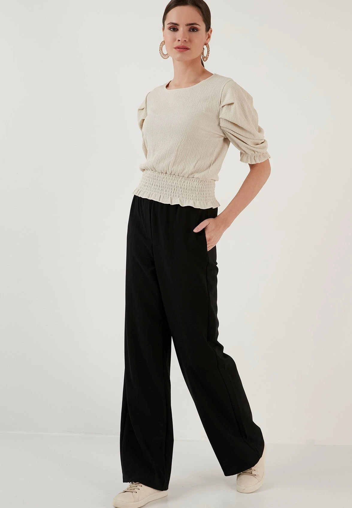 LELA Blouse - Stone - Afbeelding 2