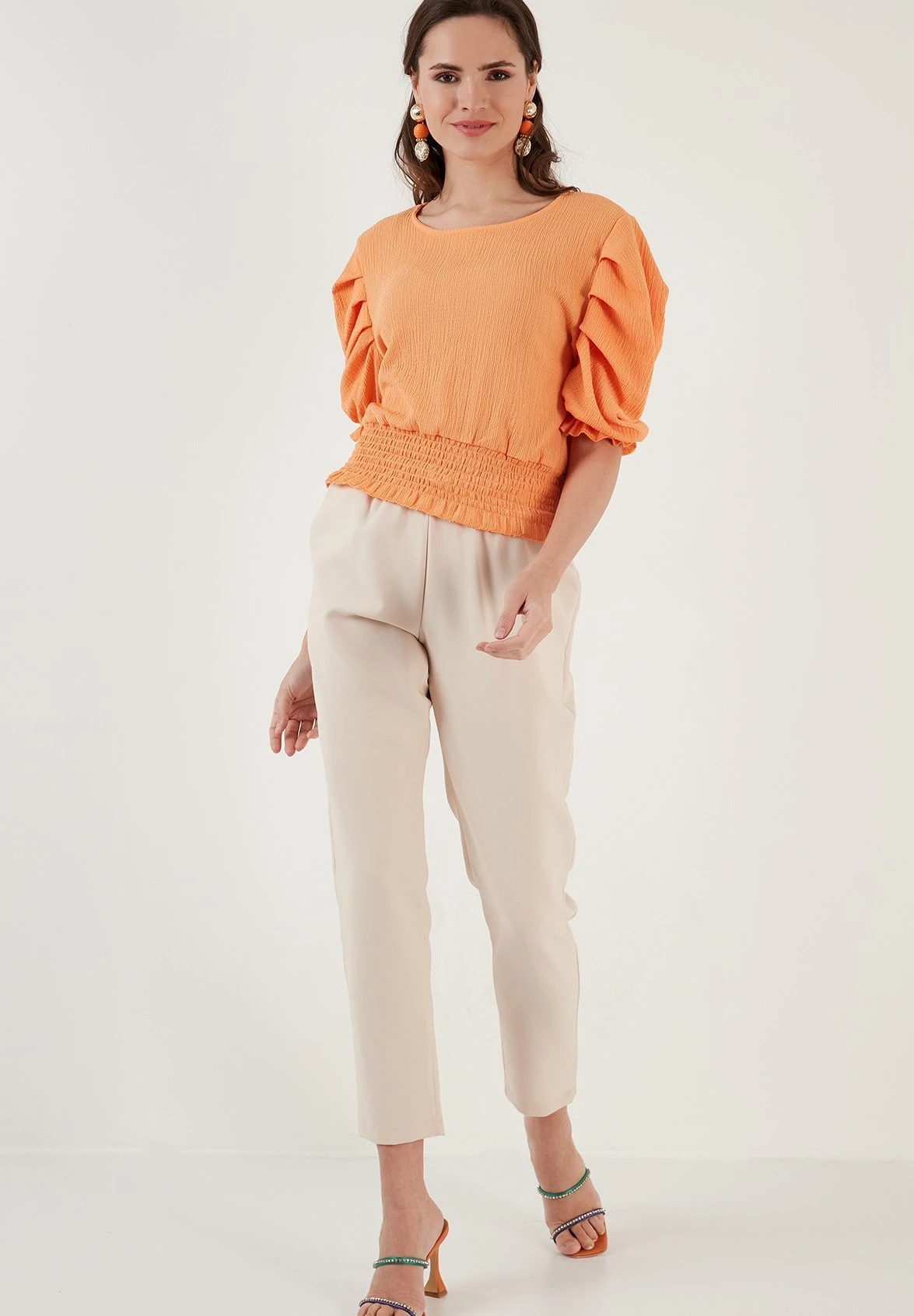 LELA Blouse - Light Orange - Afbeelding 2