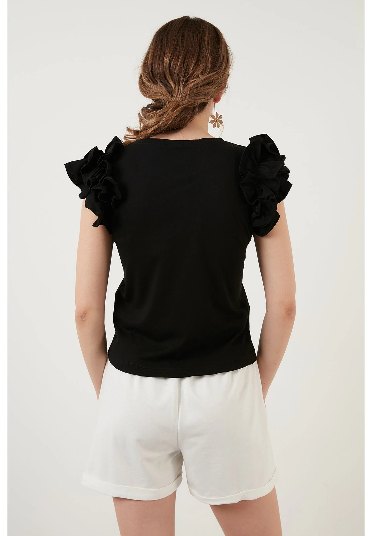 LELA T-Shirt Print - Black - Afbeelding 3