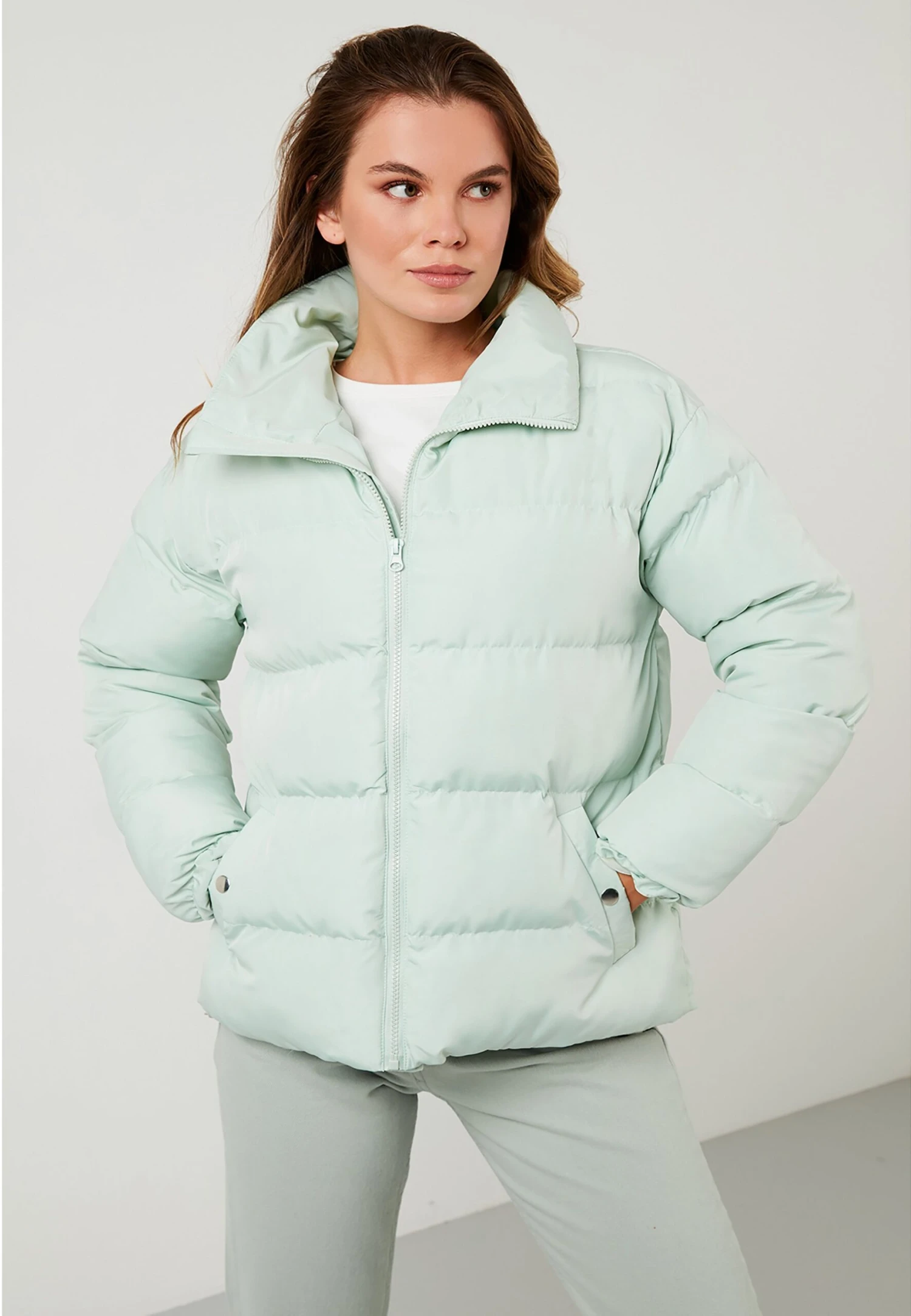 LELA Regular Fit - Winterjas - Mint - Afbeelding 2