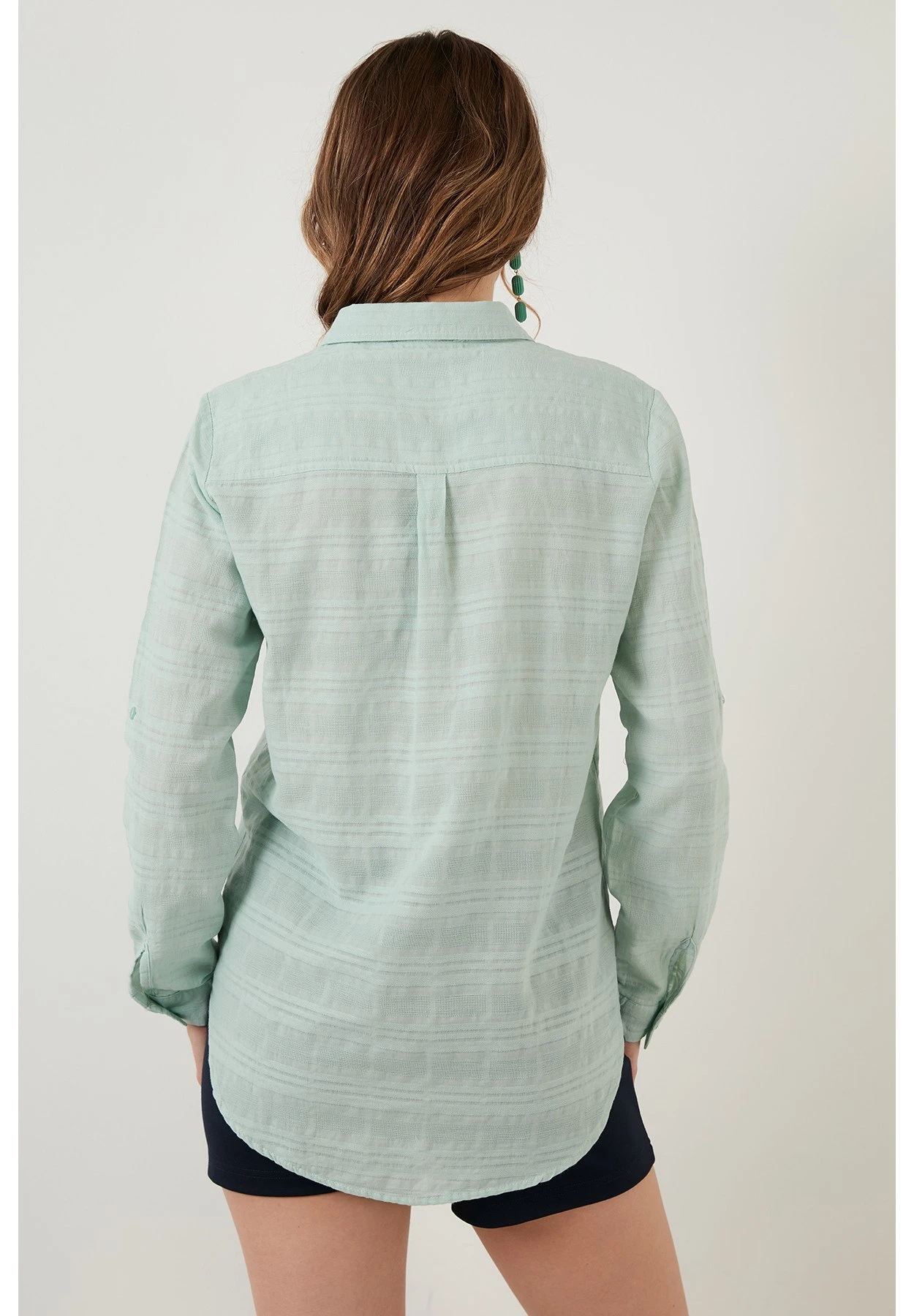 LELA Overhemdblouse - Mint - Afbeelding 2