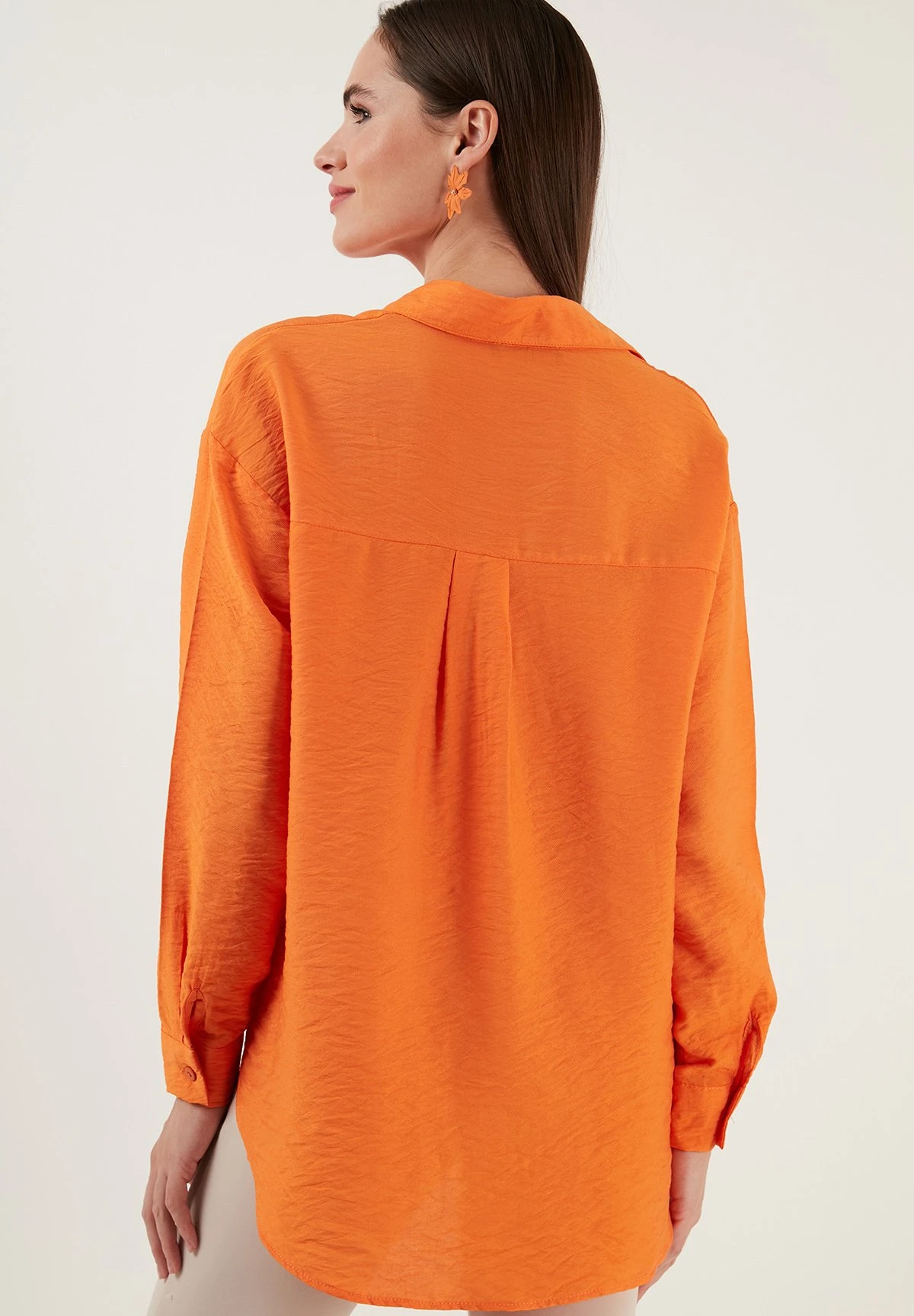 LELA Regular Fit - Overhemdblouse - Orange - Afbeelding 2