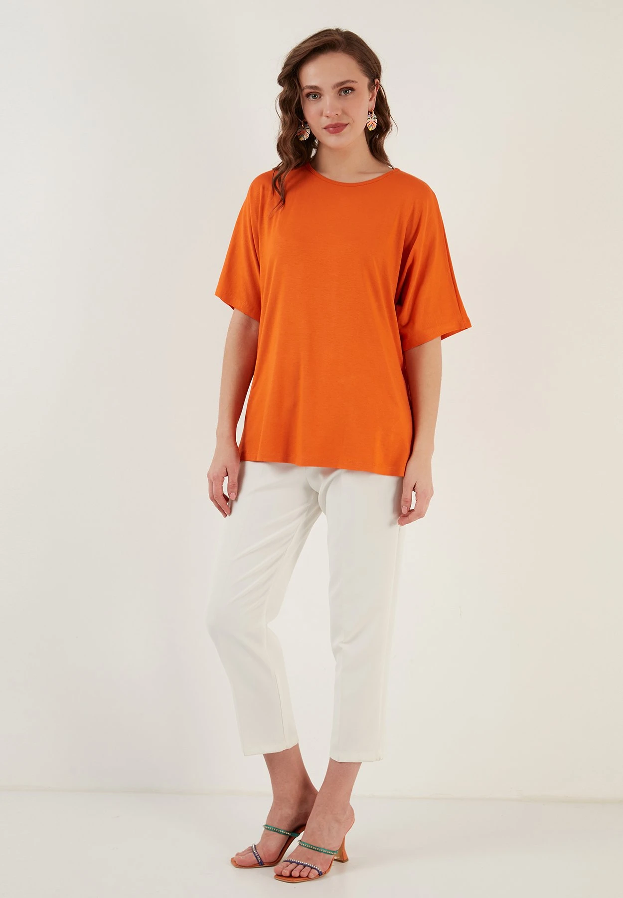 LELA Loose Fit - Blouse - Orange - Afbeelding 2
