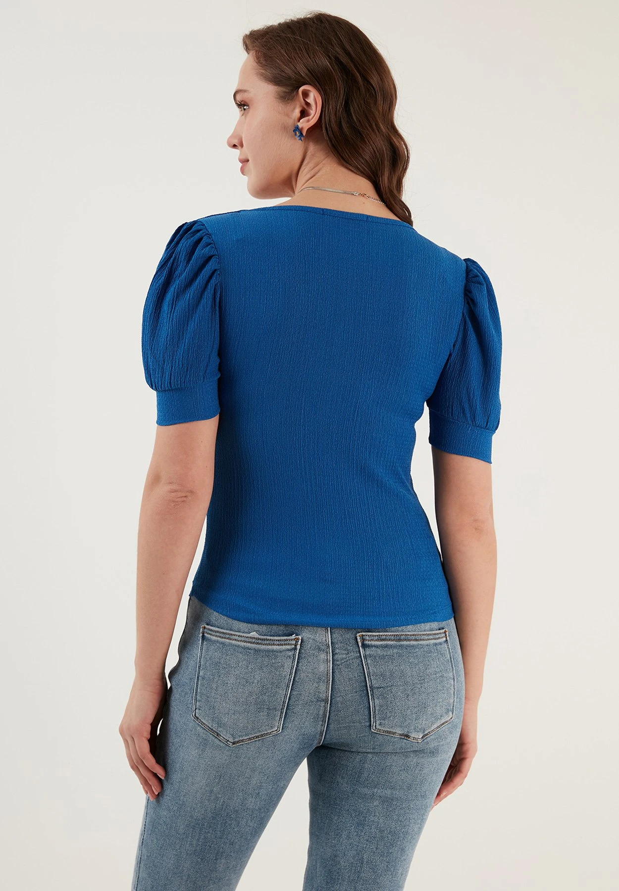 LELA Slim Fit - Blouse - Royal Blue - Afbeelding 2