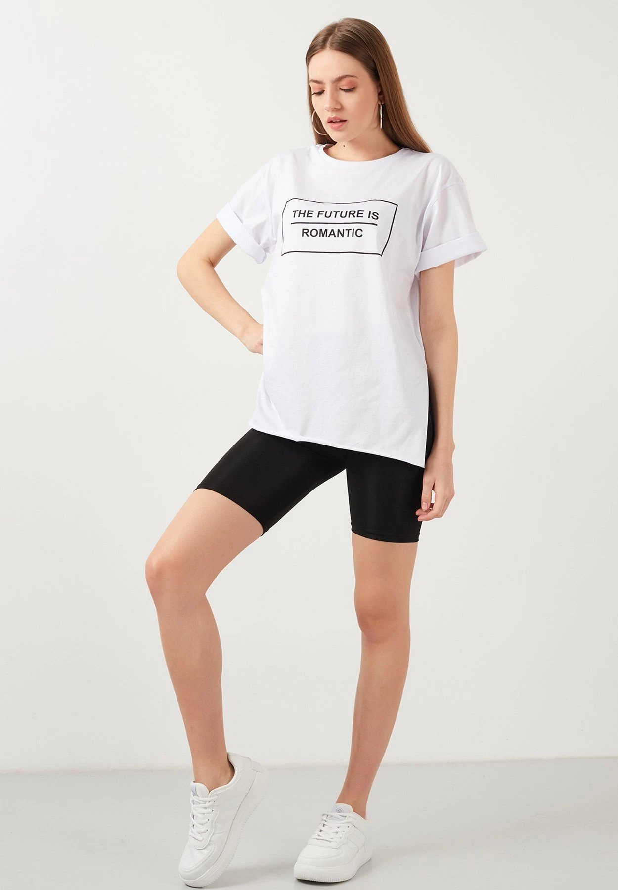 LELA Oversized - T-Shirt Print - White - Afbeelding 2
