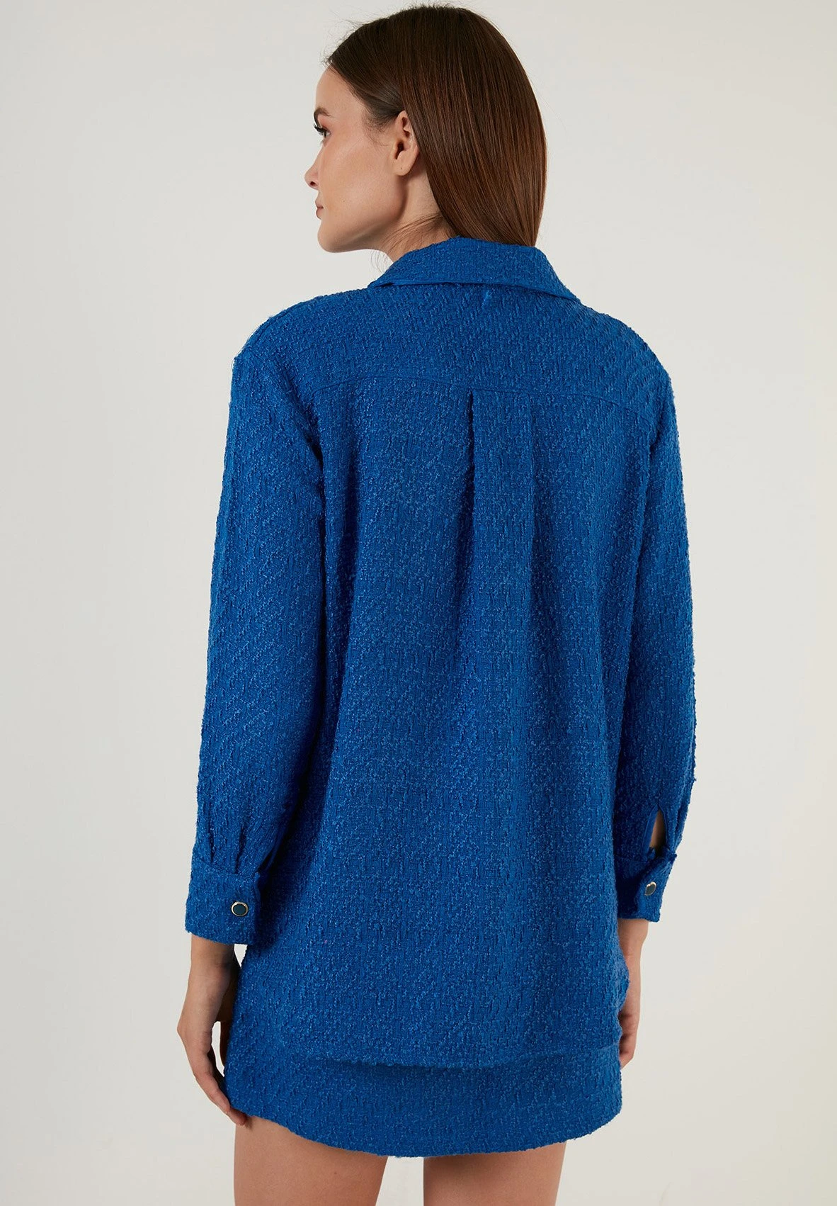 LELA Overhemdblouse - Saxe Blue - Afbeelding 3